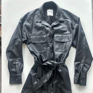 Abercrombie & Fitch Vegan Leather Dress